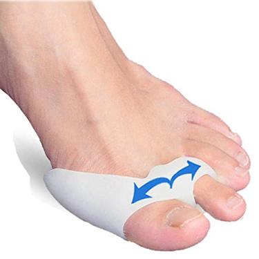 Imagem de Corretor de joanete protetores de dedo do pé, corretor de joanetes, separador de bico de silicone, Hallux Valgus correção, joanetes, ferramentas de cuidados com os pés, palmilhas,