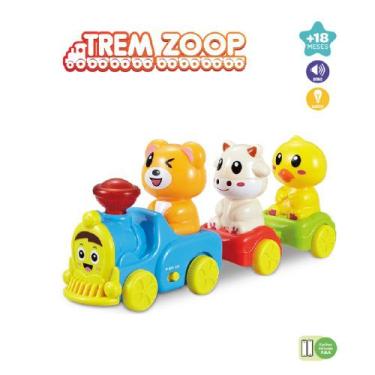 Imagem de Trenzinho Didático Bilíngue Com Som E Luz - Zoop Toys