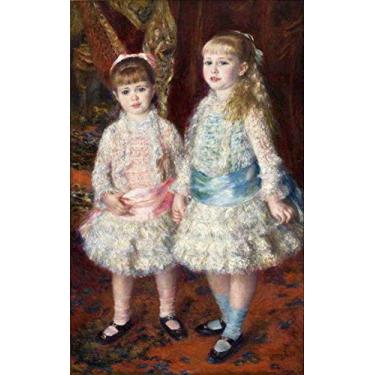 Imagem de Rosa e Azul de Pierre-Auguste Renoir - 75x120 - Tela Canvas Para Quadro