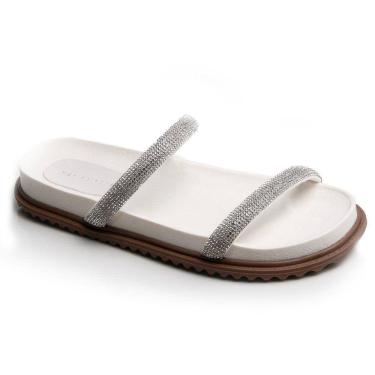 Imagem de Sandália Birken BK02 Off White com Strass 2585