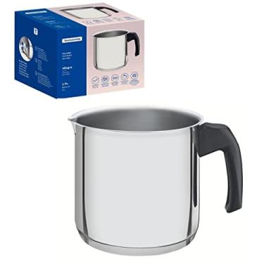 Imagem de Fervedor com Fundo Triplo e Cabo de Baquelite Tramontina Inox 14Cm, 62932140