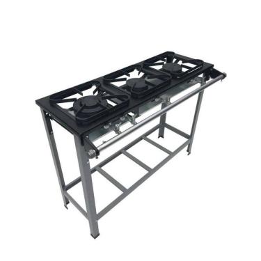 Imagem de Fogao 3B M-7 2Qs 1Qd Top 30X30 Perfil 5Cm P/panela (Sc) - Metalmaq