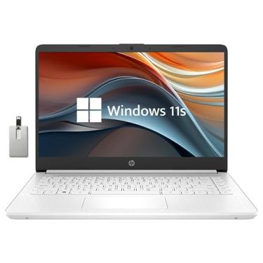Imagem de HP Laptop Premium Stream HD de 14 polegadas, Intel Celeron N4120, 8 GB de RAM, 64 GB eMMC, webcam, gráficos UHD, WiFi, HDMI, Office 365 de 1 ano, Win 11s, branco, cartão USB Hotface de 32 GB