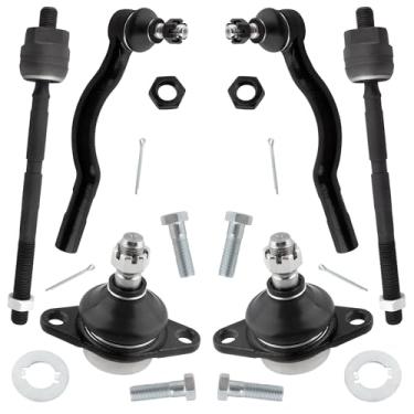 Imagem de YMAUGP Junta esférica inferior da extremidade da haste dianteira interna externa para Toyota Previa 1991 1992 1993 1994 1995 1996 1997 K9852 ES3381 ES3382 EV307