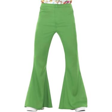 Imagem de Calça masculina adulta rodada hippy ~ Verde ~ GG