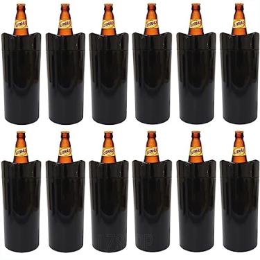 Imagem de Porta Garrafa Termico litrao camisinha para cerveja 600ml isopor bar restaurante (12, Litrão)