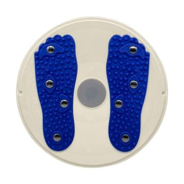 Imagem de Disco de Torção Da Cintura, Equipamento Da Massagem Do Pé Da Placa Do Equilíbrio, Fornece Placa de Torção Do Ab, Plataforma Giratória Da Torção Da Cin, Azul