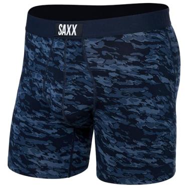 Imagem de SAXX Underwear Co. Ultramacia masculina, Camuflagem - azul-marinho, P-M