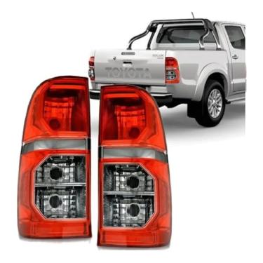 Imagem de Lanterna Traseira Pick Up Hilux 2012 2013 2014 2015 Fumê UNIDADE LADO DIREITO