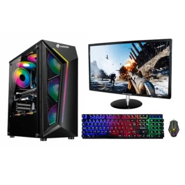Imagem de PC GAMER AMD RYZEN 7 8700G - 16GB DDR5 - NVME 500GB - RADEON VEGA 7 - MONITOR 19'' - KIT GAMER RGB