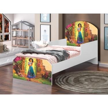 Imagem de Mini Cama Juvenil Infantil Adesivada 100% Mdf - Meninas