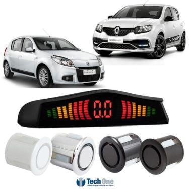Imagem de Sensor De Estacionamento Ré Display Led Renault Sandero - Tech One, Gr