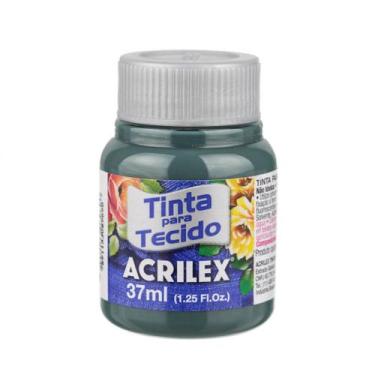 Imagem de Tinta Para Tecido 37 ML Acrilex Fosca Pintura Artesanato - Metallica A
