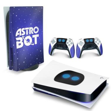 Imagem de Adesivo Compatível PS5 Playstation 5 Skin Horizontal - Astro Bot - Pop