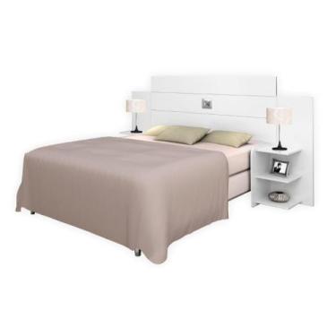 Imagem de Cabeceira para Box ACAP Casal Modelo Retrô Expansível De 1,40m Até 1,6