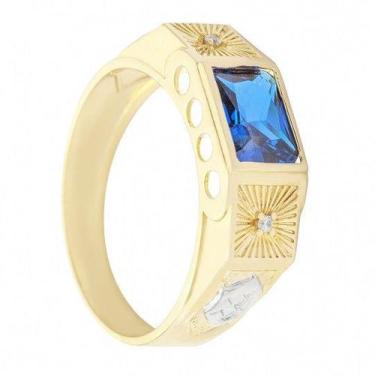 Imagem de Anel  de ouro 18 k formatura. - Elegancy Joias, 10