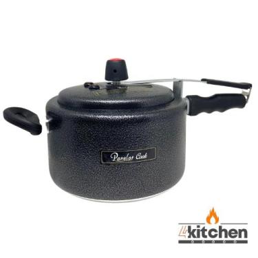 Imagem de Panela de Pressão de 5 Litros Preta Craqueada Antiaderente - Panelar C