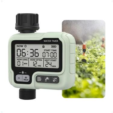 Imagem de Temporizador Timer Analogico Irrigador Agua Jardim Piscina, Temporizador de torneira, de mangueira programável automático operado por pilhas