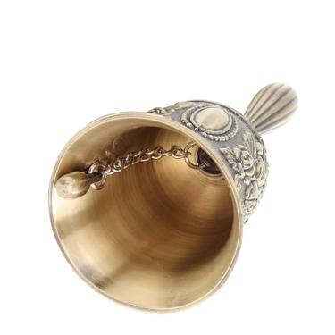 Imagem de Campainha Com Padrão Rosa Vintage Em Liga de Zinco para Chamadas de Jantar Em Hotéis e Muito Mais