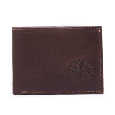 Imagem de Carteira Masculina Couro Fossil Resistente Grande Com Porta CNH Removi
