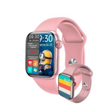 Imagem de Smartwatch Relogio Feminino Rosa Hw16 Recebe e Faz Ligaçoes Notificaçõ