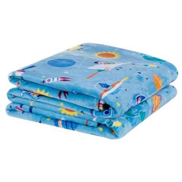 Imagem de Manta Cobertor Felpuda Flannel Bouti Kids Solteiro Infantil Estampada 