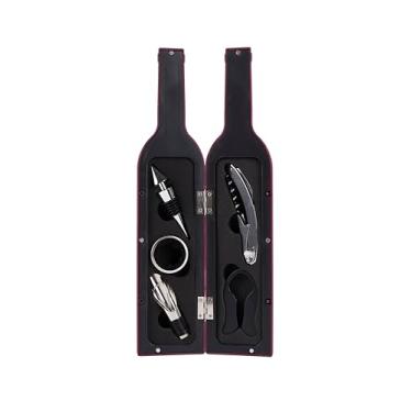 Imagem de Ozeri Conjunto de 5 peças de saca-rolhas e acessórios para garrafa de vinho