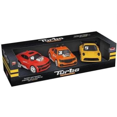 Imagem de Kit Carrinho Turbo Streets Caminhonete Triplo X Usual 352