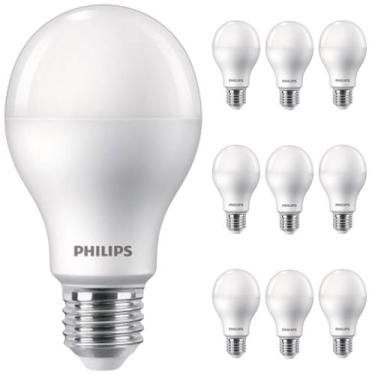 Imagem de Kit 10 Lâmpadas Led Philips 16w Branco Quente 3000K E27 Equivale 100w 