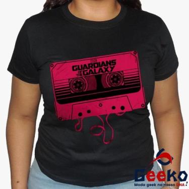 Imagem de Baby Look Guardiões da Galáxia - Geeko, Preto, M