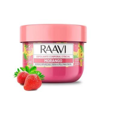 Imagem de Creme esfoliante raavi 200g morango