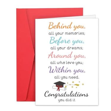 Imagem de Cartões de formatura, vale-presente de formatura, cartões de formatura 2024, cartão de formatura sênior 2025, cartão de formatura do ensino médio universitário, presentes de formatura para ele ela -