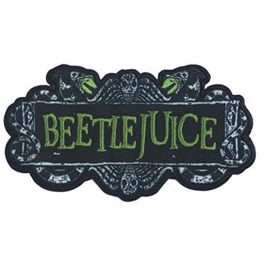 Imagem de C&D Visionary Patch com logotipo Beetlejuice verde, branco, preto