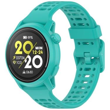 Imagem de hengkang Pulseiras de relógio de 22 mm adequadas para COROS PACE 3, mulheres e homens, pulseiras de substituição de silicone de liberação rápida para smartwatch COROS APEX 46 mm/COROS APEX PRO (verde)