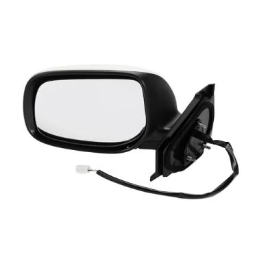 Imagem de Motoforti Espelho retrovisor lateral esquerdo de reposição para Toyota Yaris Hatchback 2007-2011 Nº 8794052660 Ajuste de espelho elétrico branco