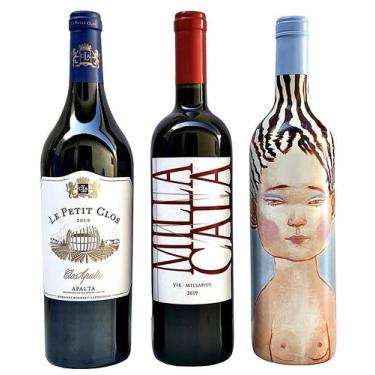 Imagem de Kit 3 Vik  Le Petit Clos + Milla Cala + La Piu Belle Tinto  Oferta - V