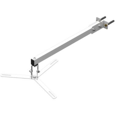 Imagem de Suporte Projetor Datashow Mini Led Parede Braço 50 Cm-Branco - Multifo