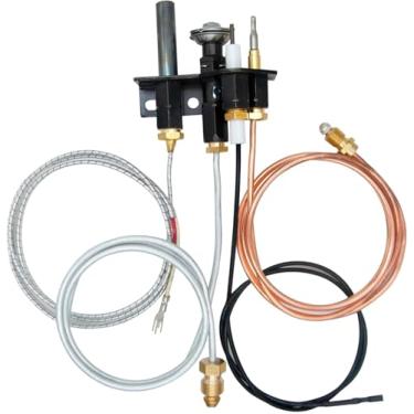 Imagem de Substituição 69l17, J4117, 904405 Conjunto piloto de gás natural para lareira 108084-02, 69l1701, compatível com Lennox, Ihp, Serefina, Superior, Astria Direct Vent Lareiras a Gás Natural