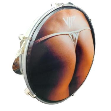 Imagem de Pandeiro Vip 10 Pele Leitosa Prive Branco Abs Platinela Inx  - VIP Per