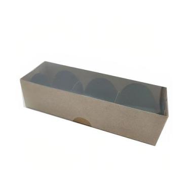 Imagem de Caixa Transparente de Acetato Kraft - Ref.CH-15 - 12X4X3,5 - 20 unidad