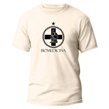 Imagem de Camiseta Algodão Premium Estampa Dtf Faculdade Biomedicina - Pavesi, O