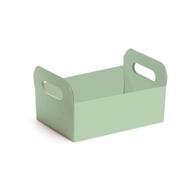 Imagem de Caixote de Papel Cartão - Chá Latte Verde - 1 unidade - Cromus - Rizzo