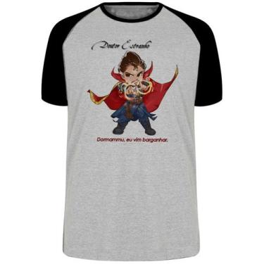 Imagem de Camiseta Doutor Estranho Blusa Plus Size extra grande adulto ou infant