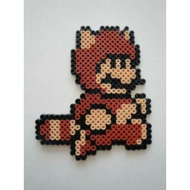 Imagem de Mario Tanuki - Super Mario  - Figura Pixel art - Bitxelados