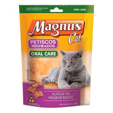 Imagem de Petisco Magnus Recheado Gatos Oral Care 30g