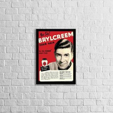 Imagem de Quadro Propaganda Pomada de Cabelo 45x34cm - com vidro - Quadros On-li