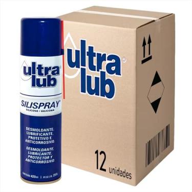 Imagem de Silipray Butano Desmoldante 420ml Anticorrosivo Kit C/12 - Ultralub