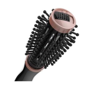 Imagem de Escova de cabelo rotativa della ecr 03 pr bivolt seletivo 1200/1000w a