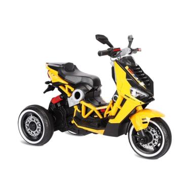 Imagem de Moto Elétrica Infantil 12v Scooter Sport Amarela - Bandeirante