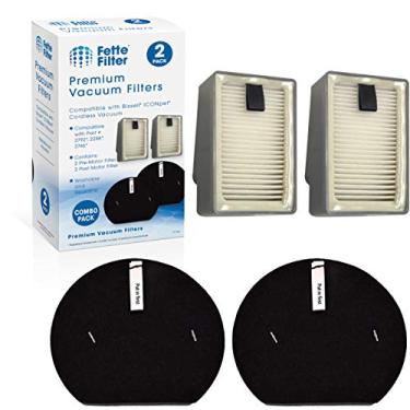 Imagem de Fette Filter - Filtros de motor pré e pós-compatíveis com aspirador sem fio Bissell ICONpet série 2288, 2746 Compare com a peça nº 2792 (pacote com 2)